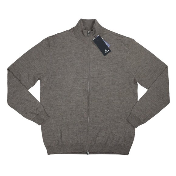 Matinique 100% Wool Full Zip Mason Collection Lightweight Men's Sweater XXL NWT